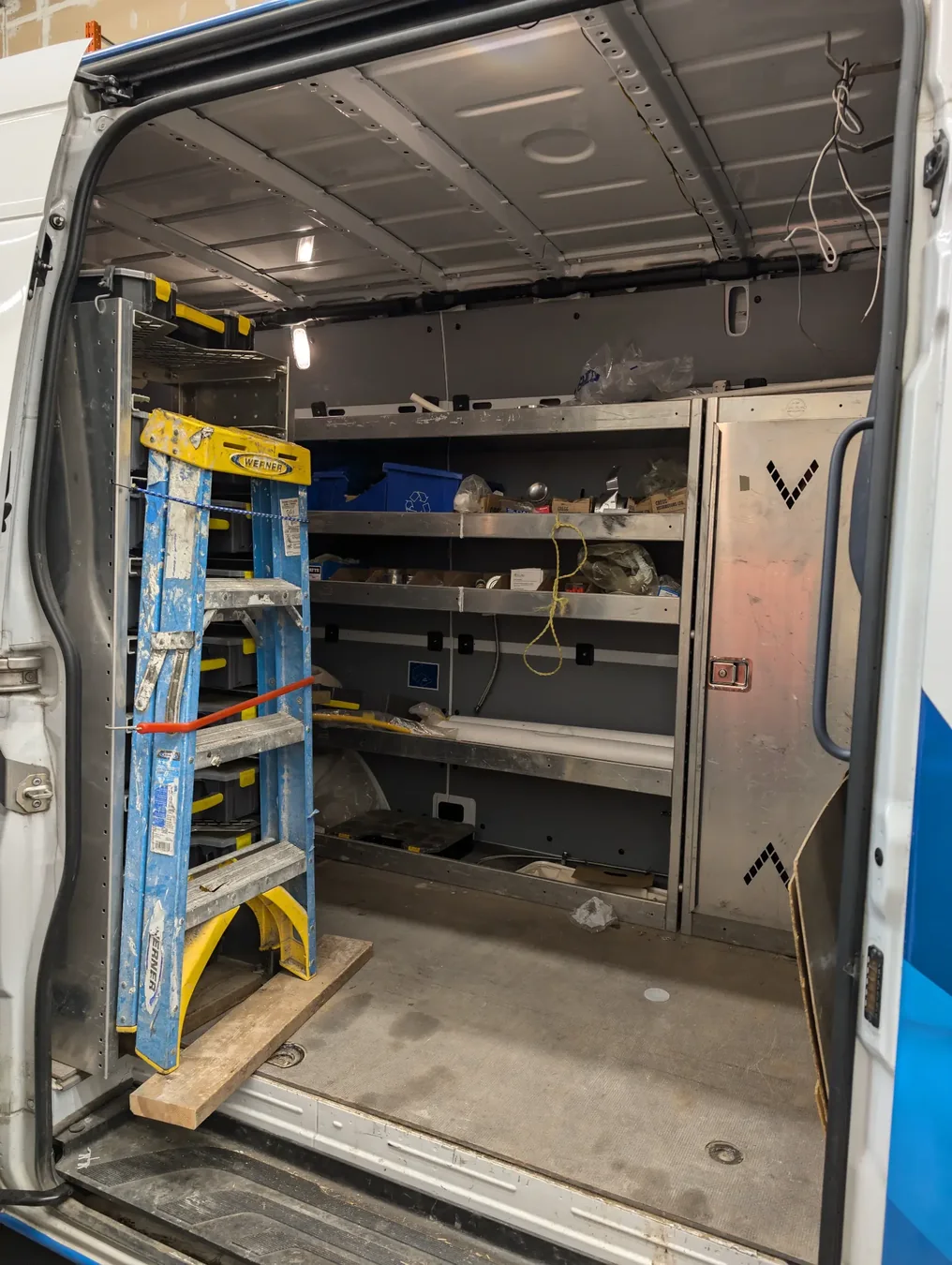 Organized JRS service van ready for urgent field response
